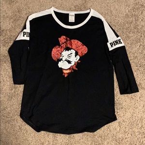 PINK Oklahoma State Tee